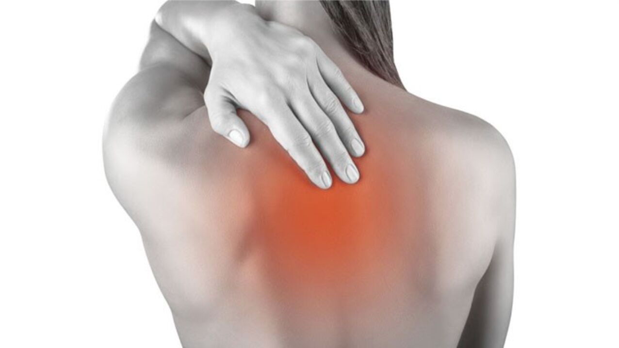 Back pain between the shoulder blades