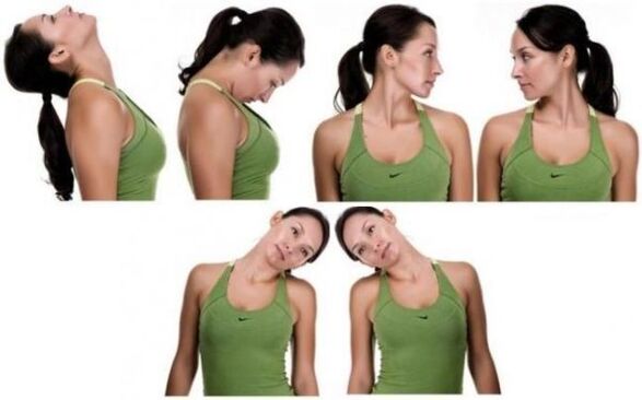 Exercise for the neck in the treatment of cervical osteochondrosis